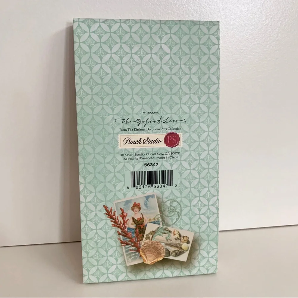 NWOT Vintage Beach glam notepad
